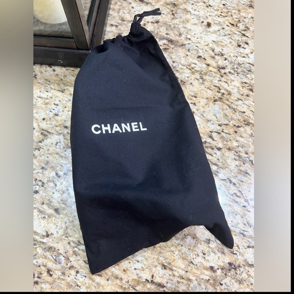 CHANEL VTG Graffiti Cap-Toe Interlocking CC Logo Ballet Flats 40 - Picture 12 of 13